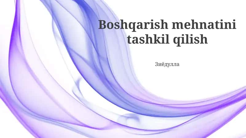 Rahbariyat uslublari 1