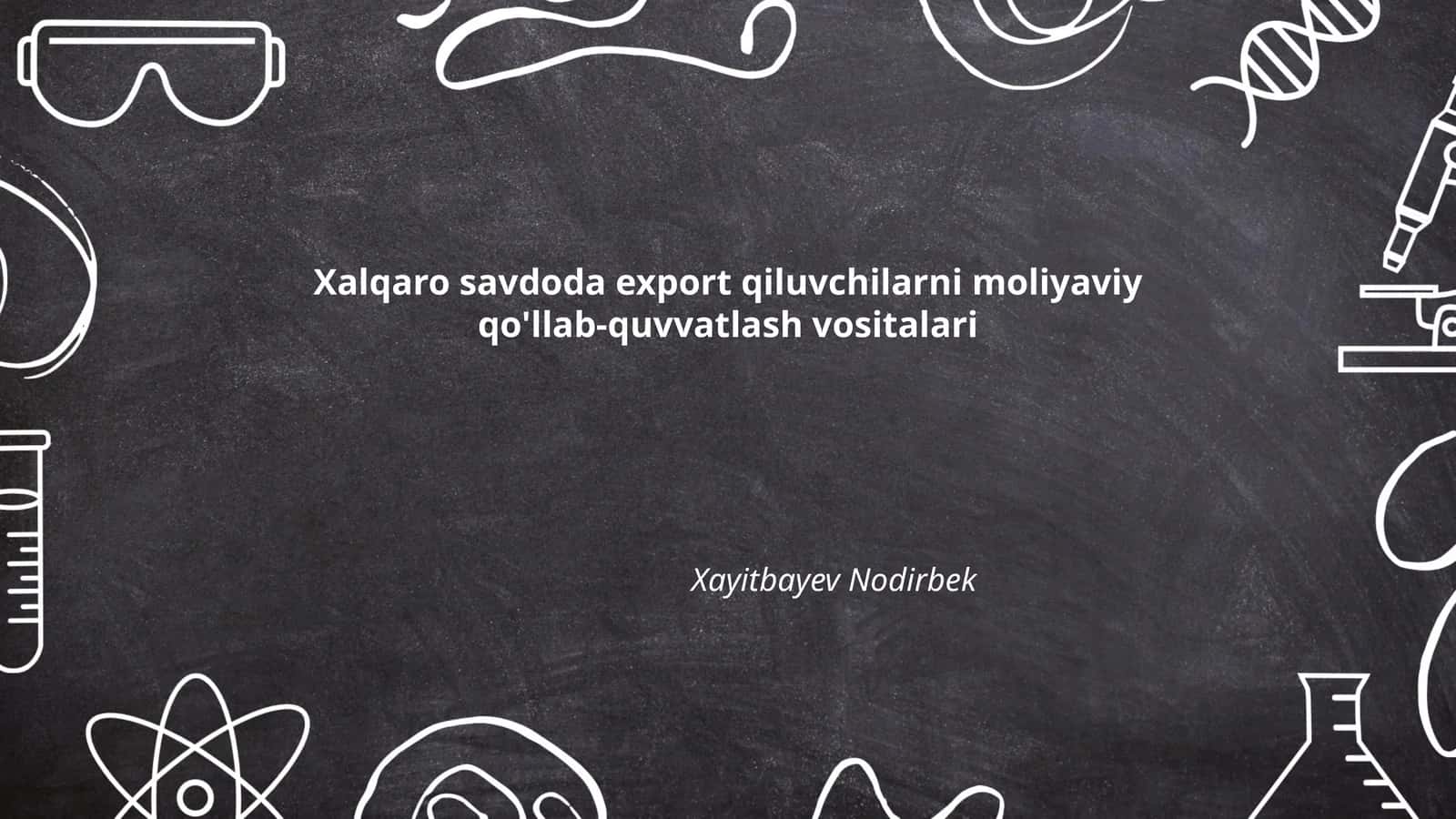 Eksport kafolatlari 1