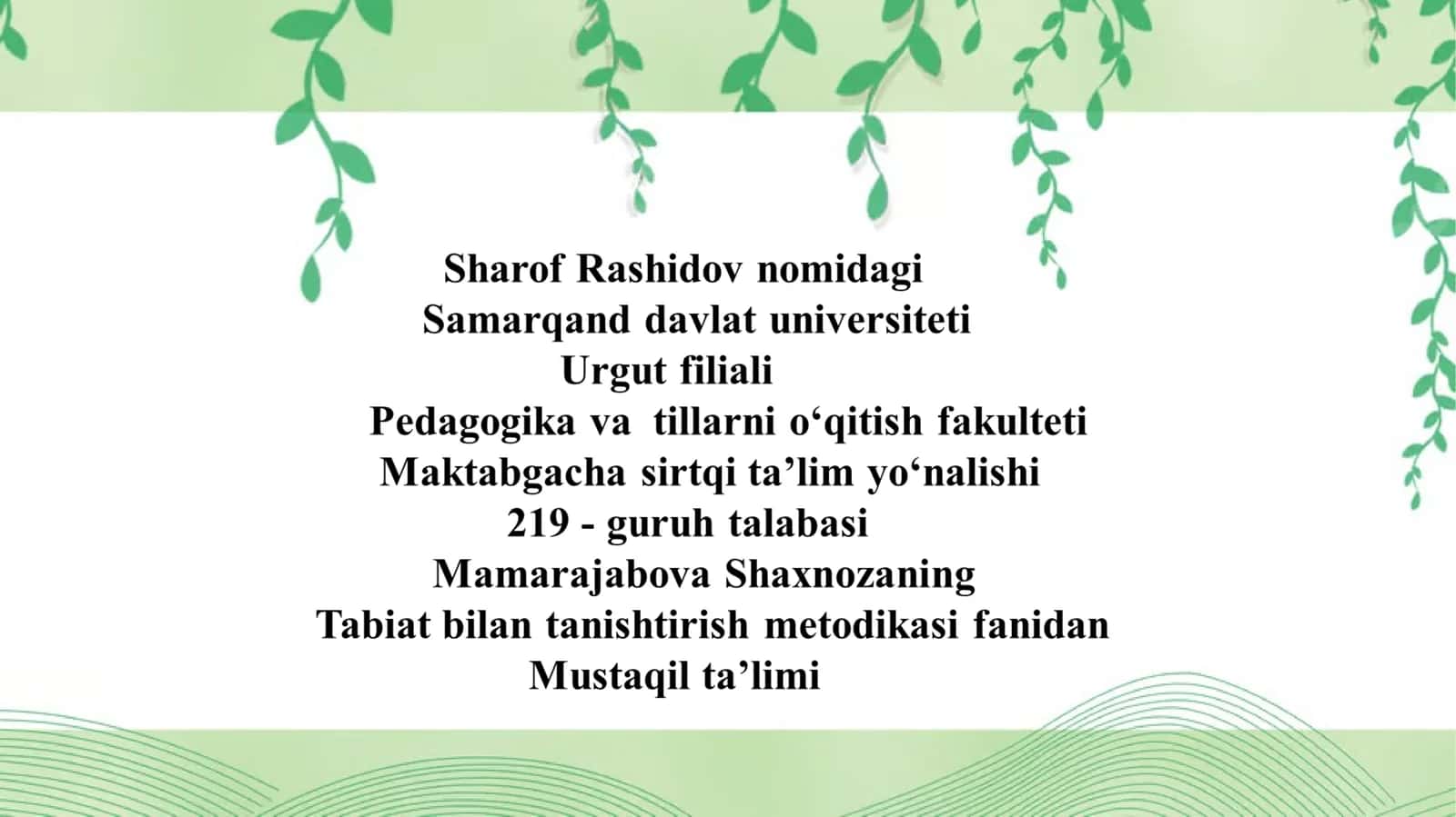 Tabiatqoʻynidaturlixiloʻyinlarnitashkiletish 1