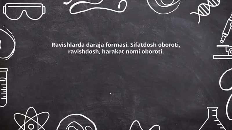 Ravishlarda daraja formasi 1
