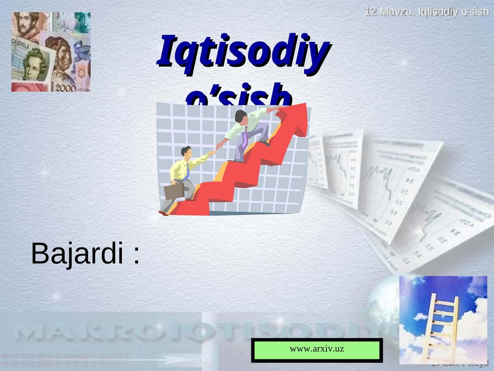 Iqtisodiy o’sish 1