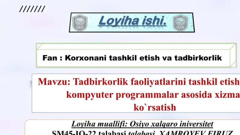 "Internetda adreslash Tizimi" 1