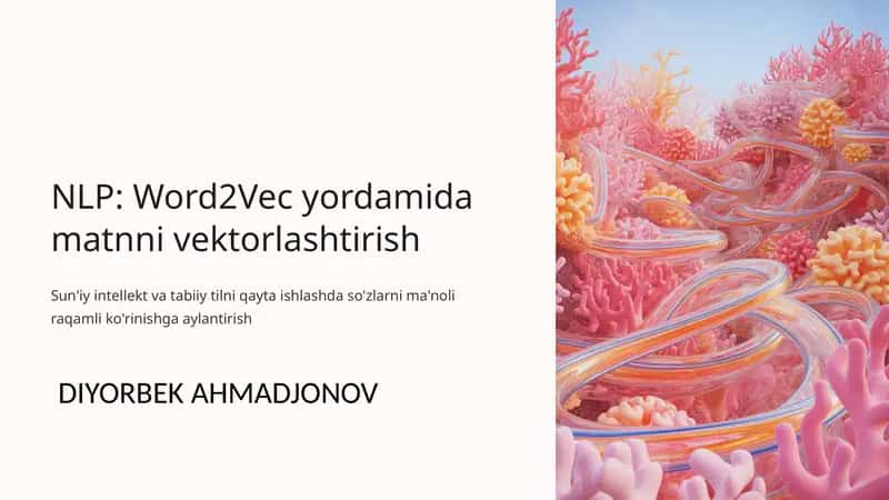 Matnni Vektorlashtirish 1