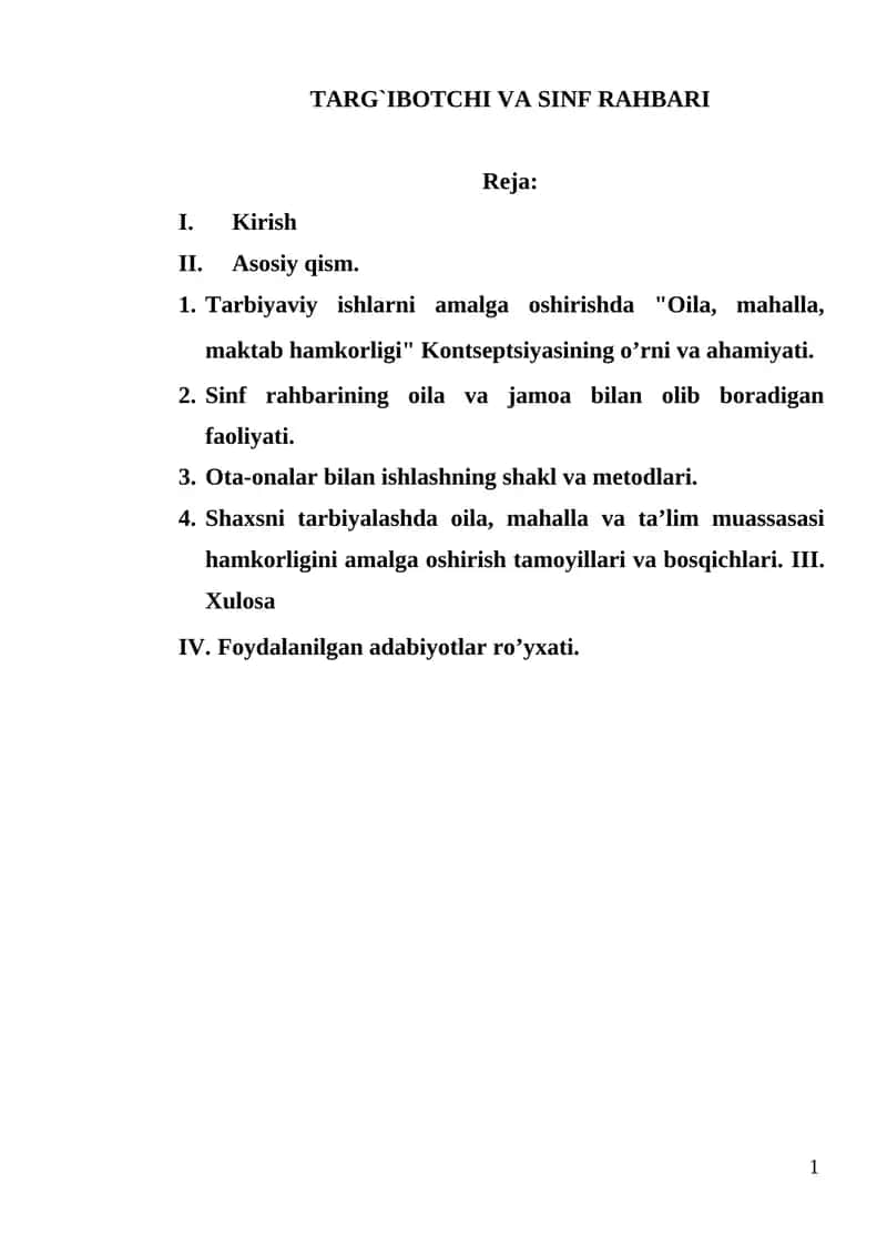 TARG`IBOTCHI VA SINF RAHBARI 1