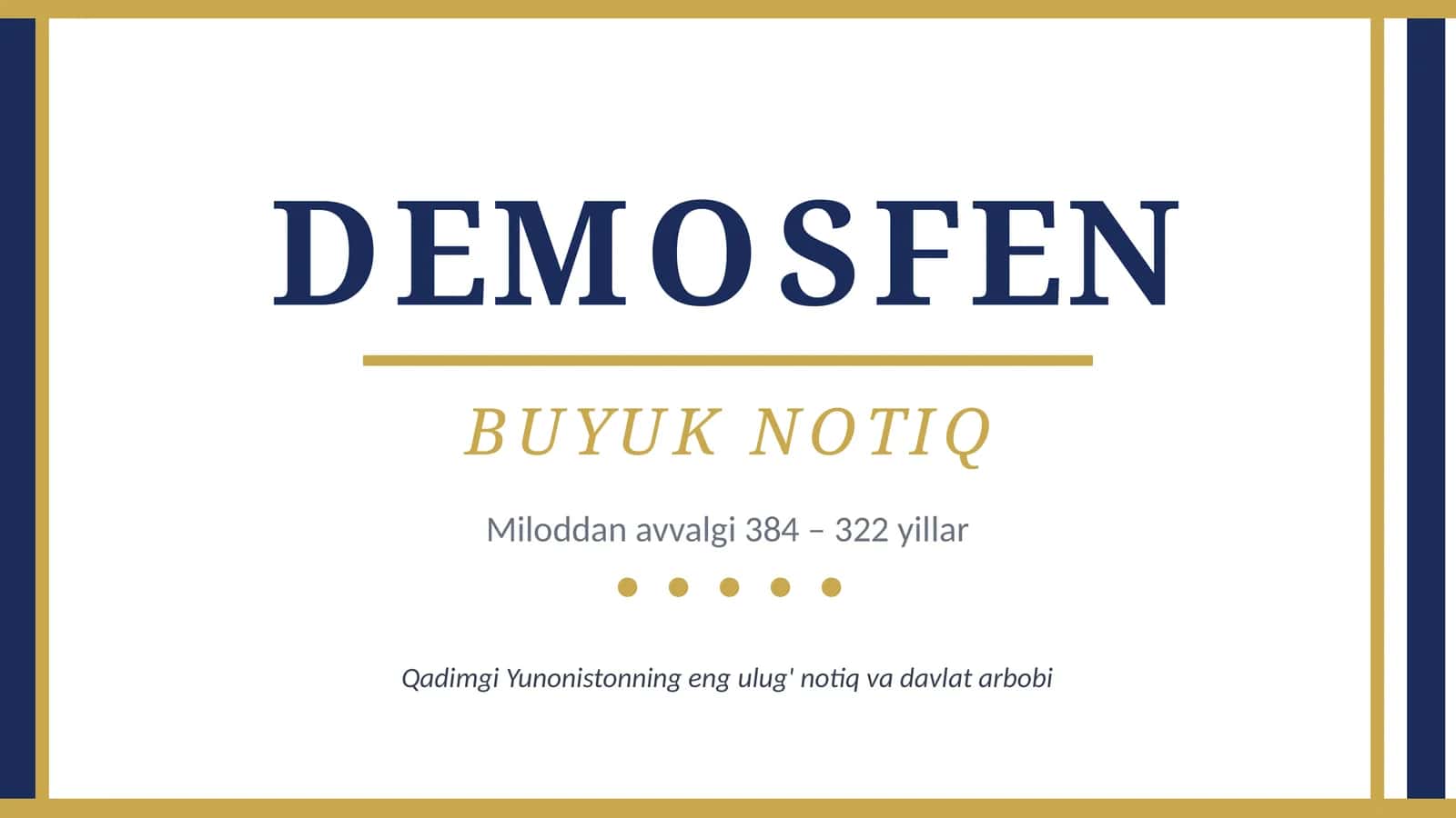 DEMOSFEN BUYUK NOTIQ 1