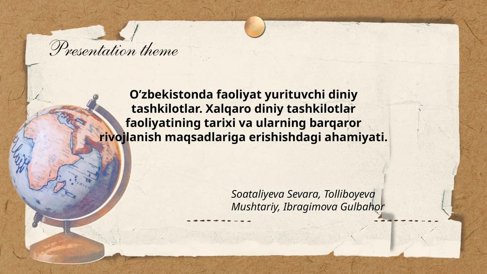 O’zbekistonda faoliyat yurituvchi diniy tashkilotlar 1