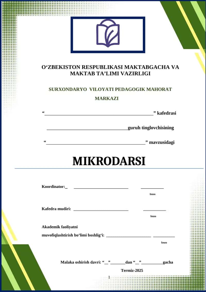 olovning umumiy jihatlari 1