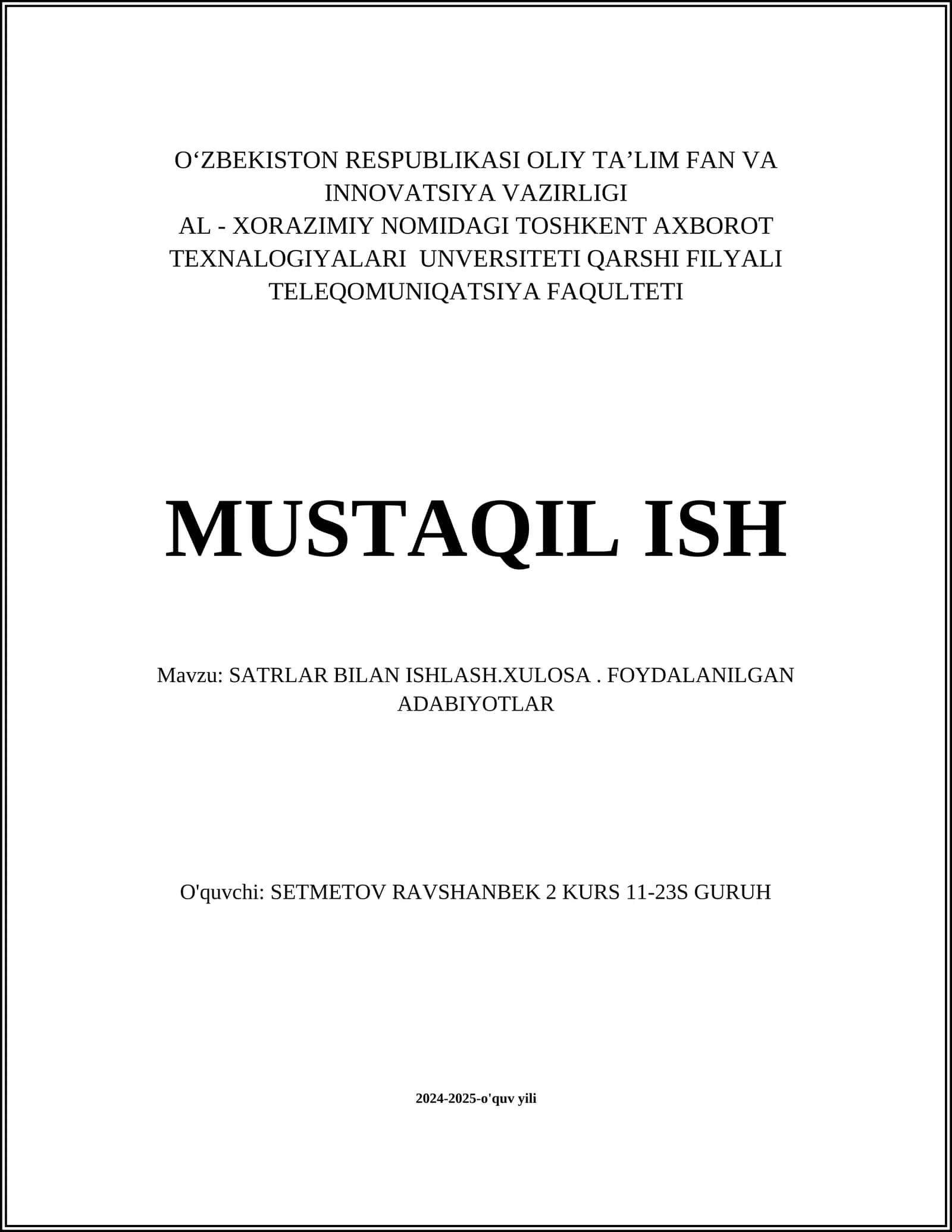 SUN'IY INTELLEKTNING RIVOJLANISHI 1