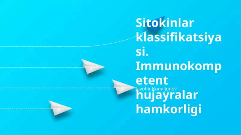 Sitokinlar klassifikatsiyasi 1