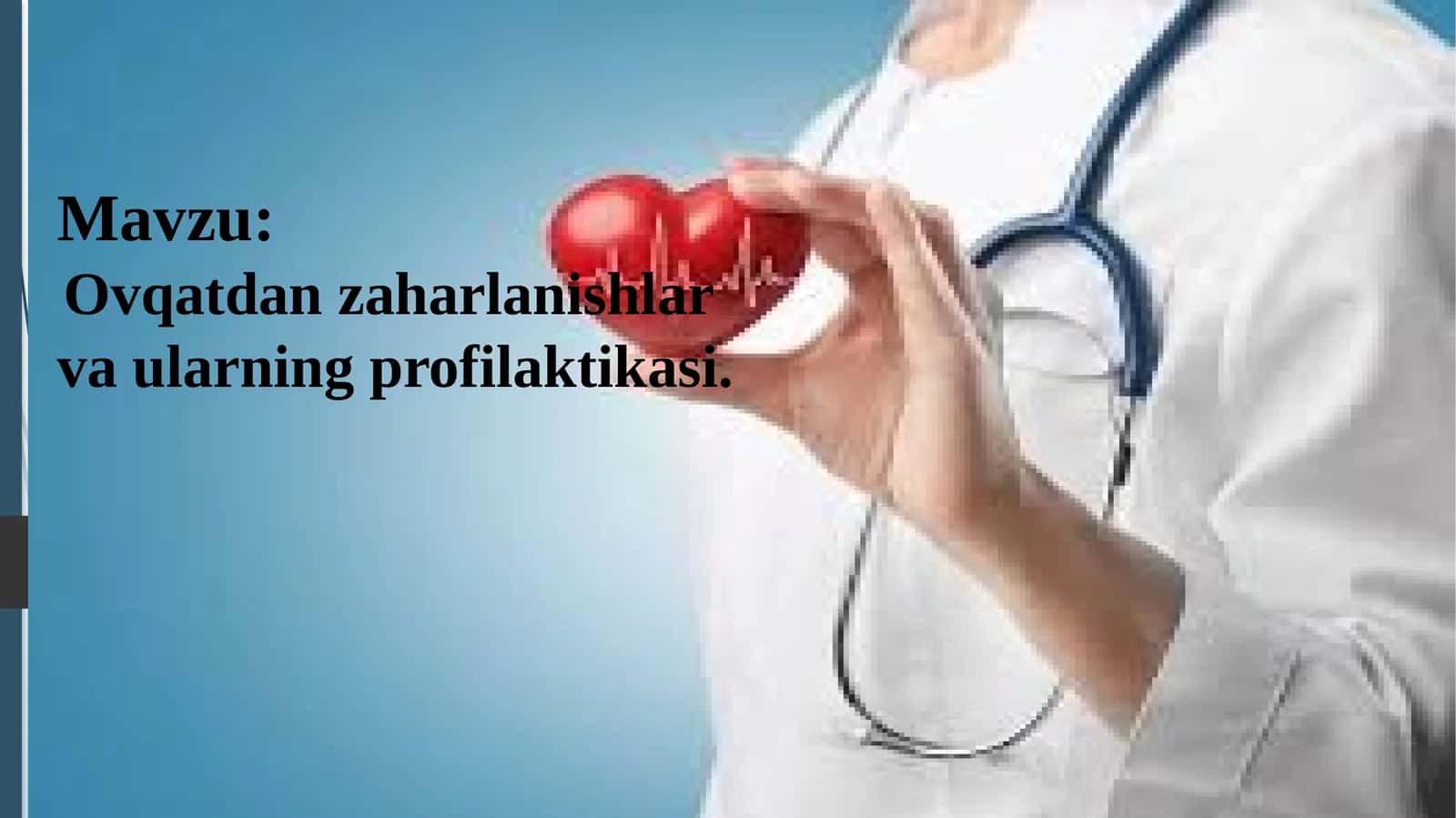 Ovqatdan zaharlanishlar va ularning profilaktikasi 1