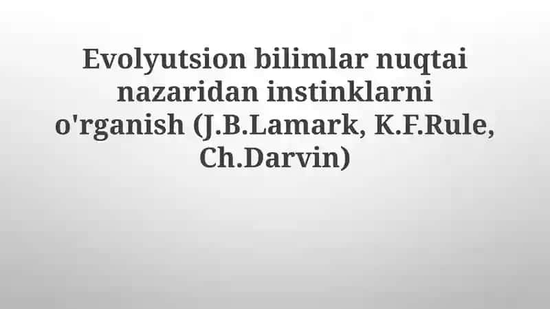 Instinktlarni o'rganishning zamonaviy usullari va kelajakdagi yo'nalishlar