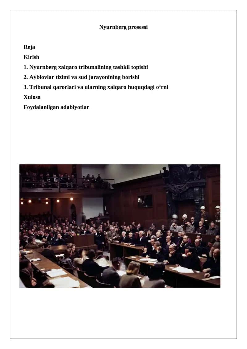 Nyurnberg prosessi 1