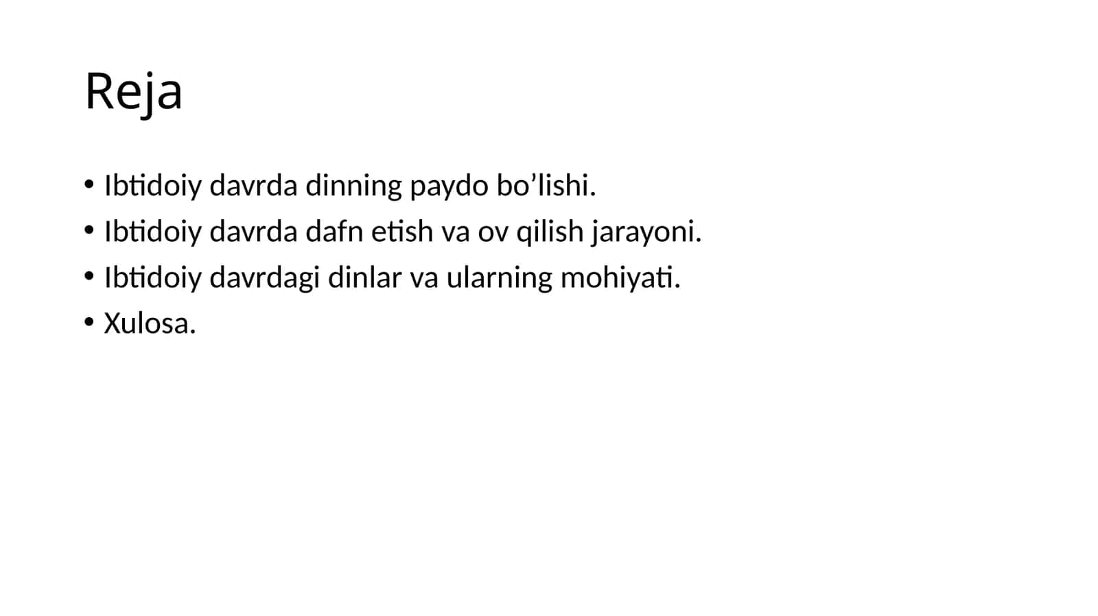Ibtidoiydavrdagi dinlar va ularning mohiyati 1