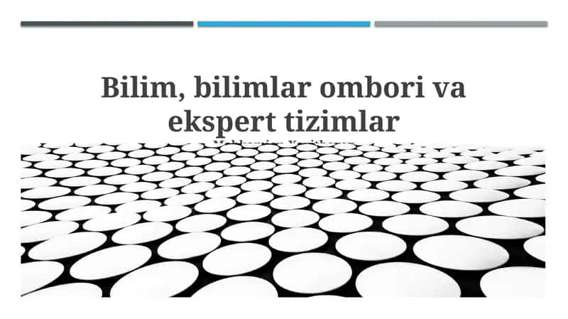 Fan va Bilimlar Ombori: Ekspert Tizimlariga Kirish 1