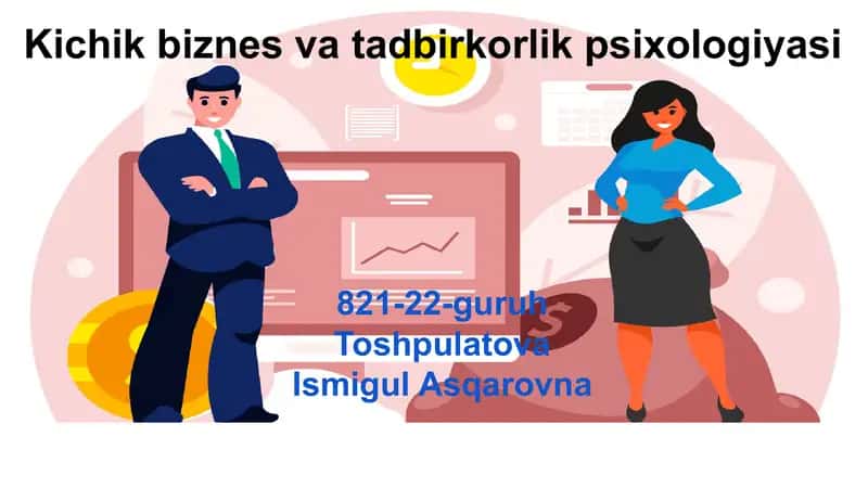 Kichik biznes va tadbirkorlik psixologiyasi 1