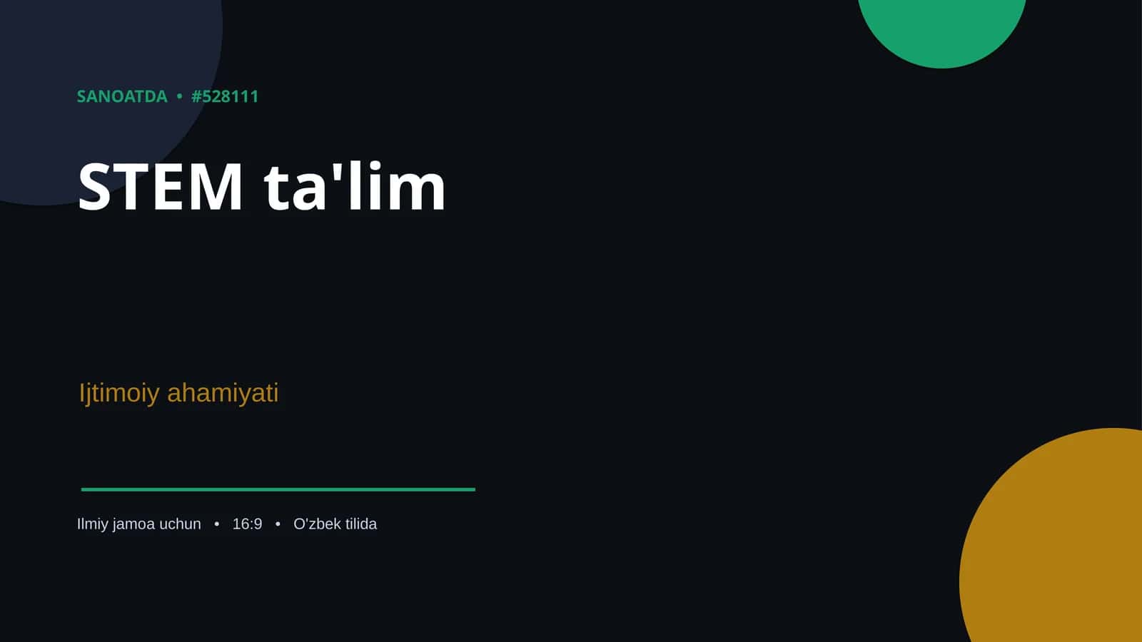 STEM ta'lim 1