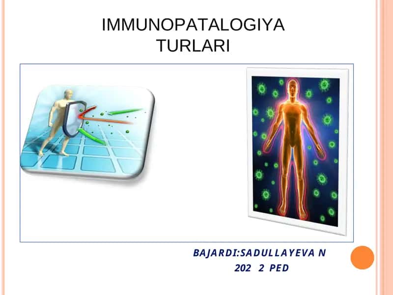 IMMUNOPATALOGIYA TURLARI 1