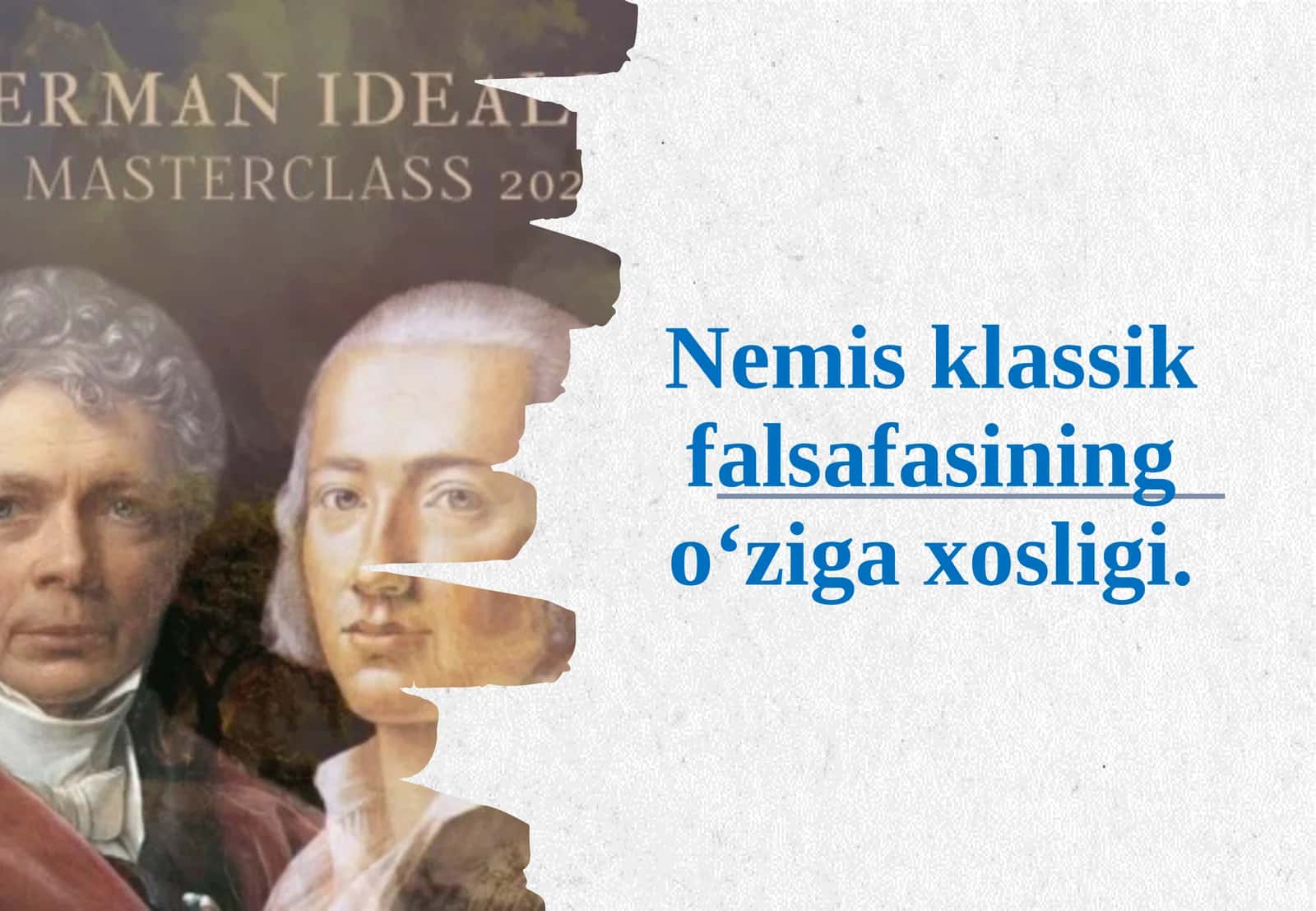 Nemis klassik falsafasining o‘ziga xosligi 1