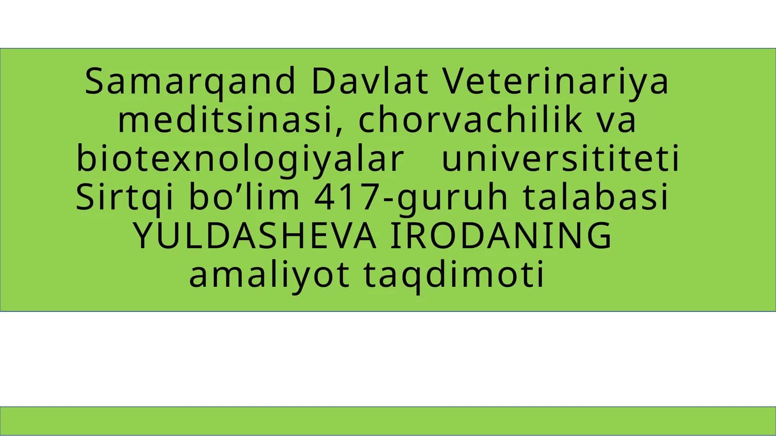 Mikroorganizmlarni aniqlashda zamonaviy biotexnologik usullar 1