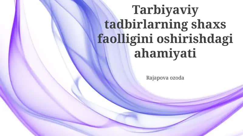 Hayotdagi qiyinchiliklarga moslashish 1