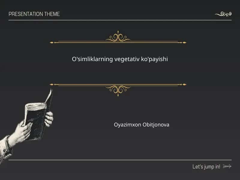O'simliklarning vegetativ ko'payish 1