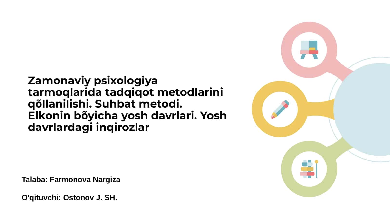 Zamonaviy psixologiyada tadqiqot metodlari 1
