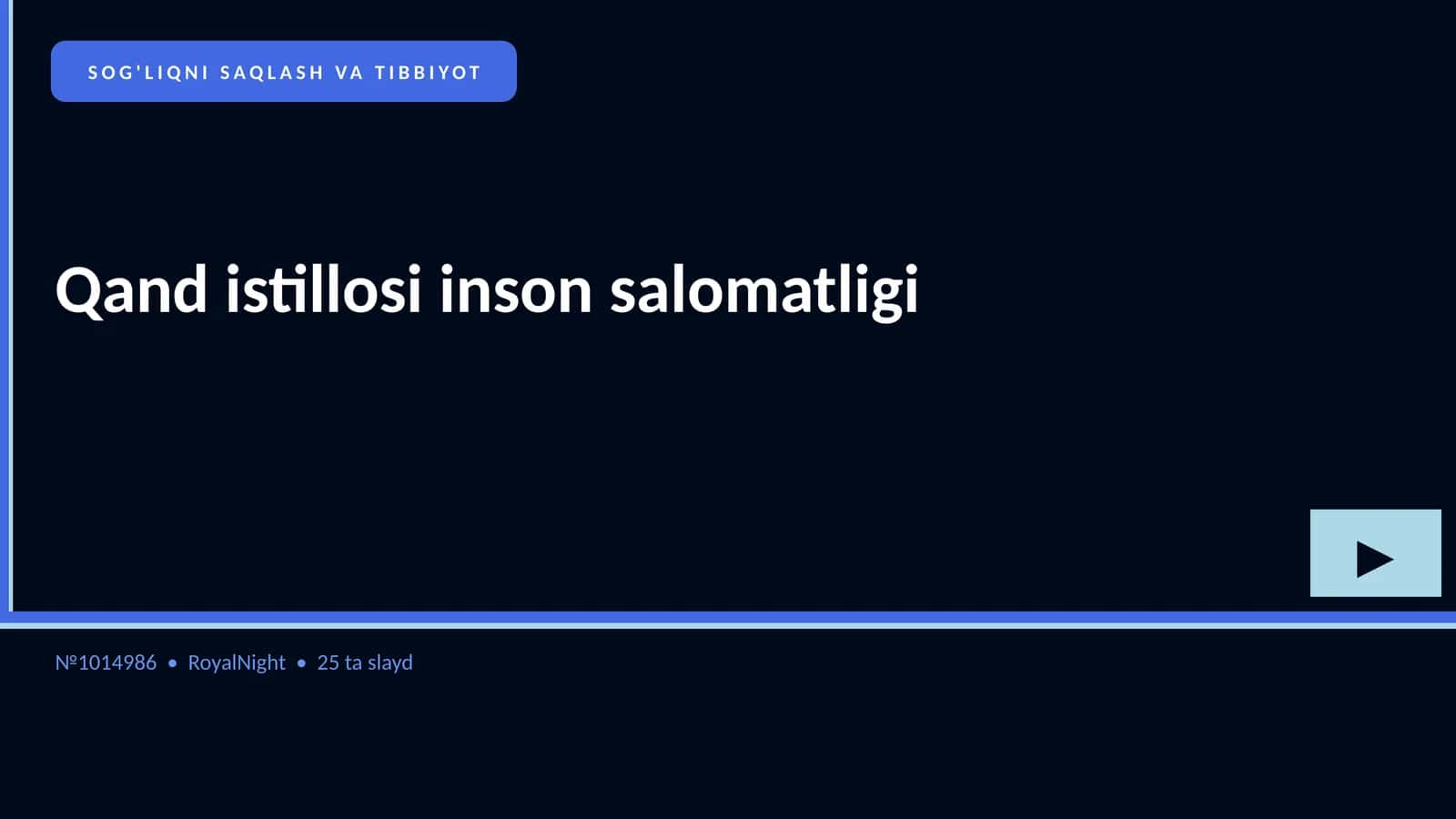 Qand istillosi inson salomatligi 1