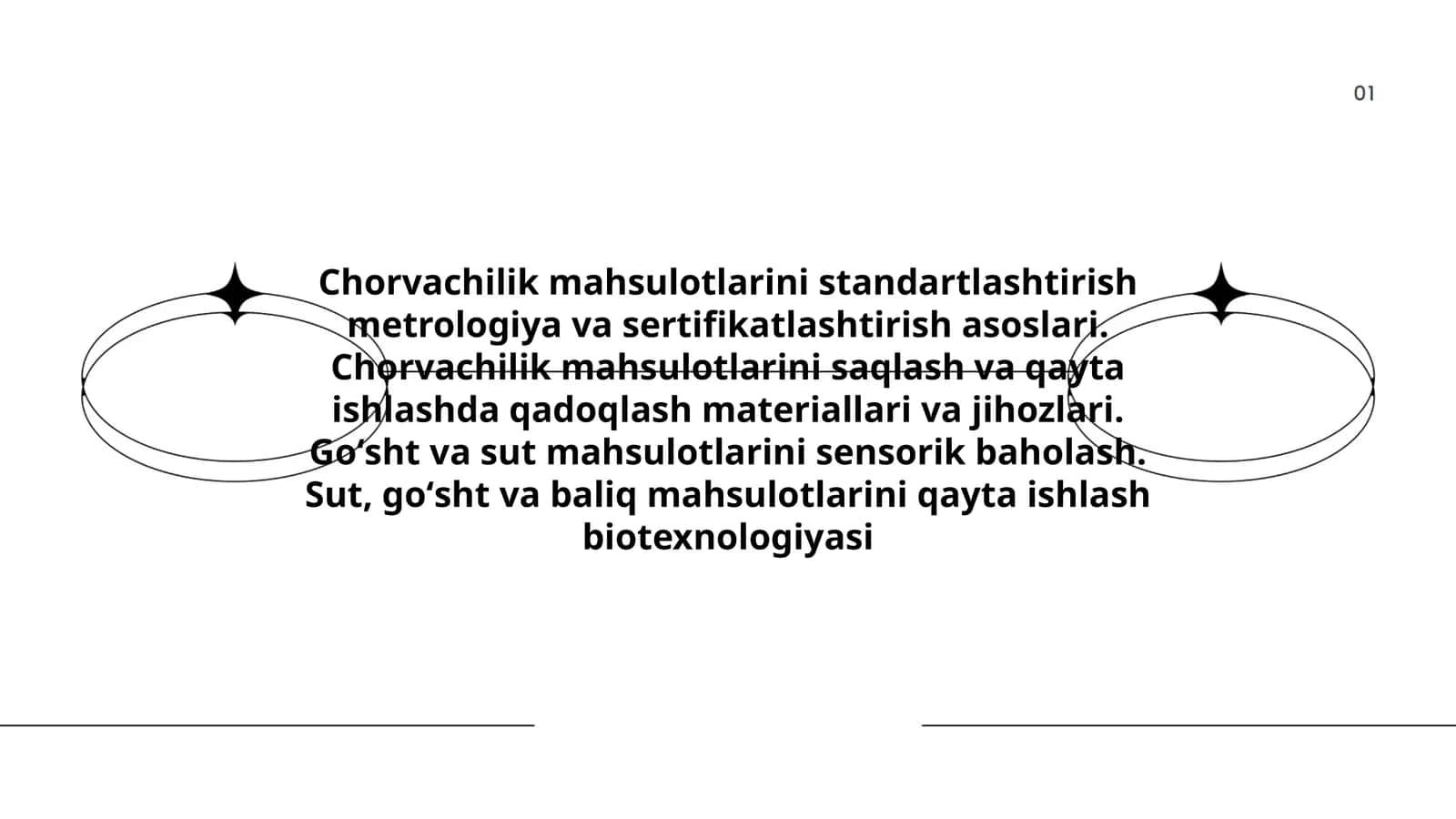 Chorvachilik mahsulotlarini standartlashtirish metrologiya va sertifikatlashtirish asoslari 1
