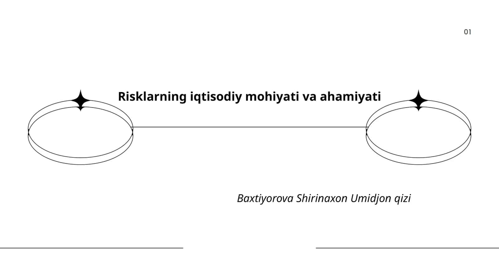 Risklarning iqtisodiy mohiyati va ahamiyati 1