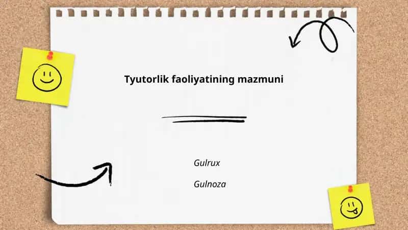 Tyutorlik faoliyatining mazmuni 1