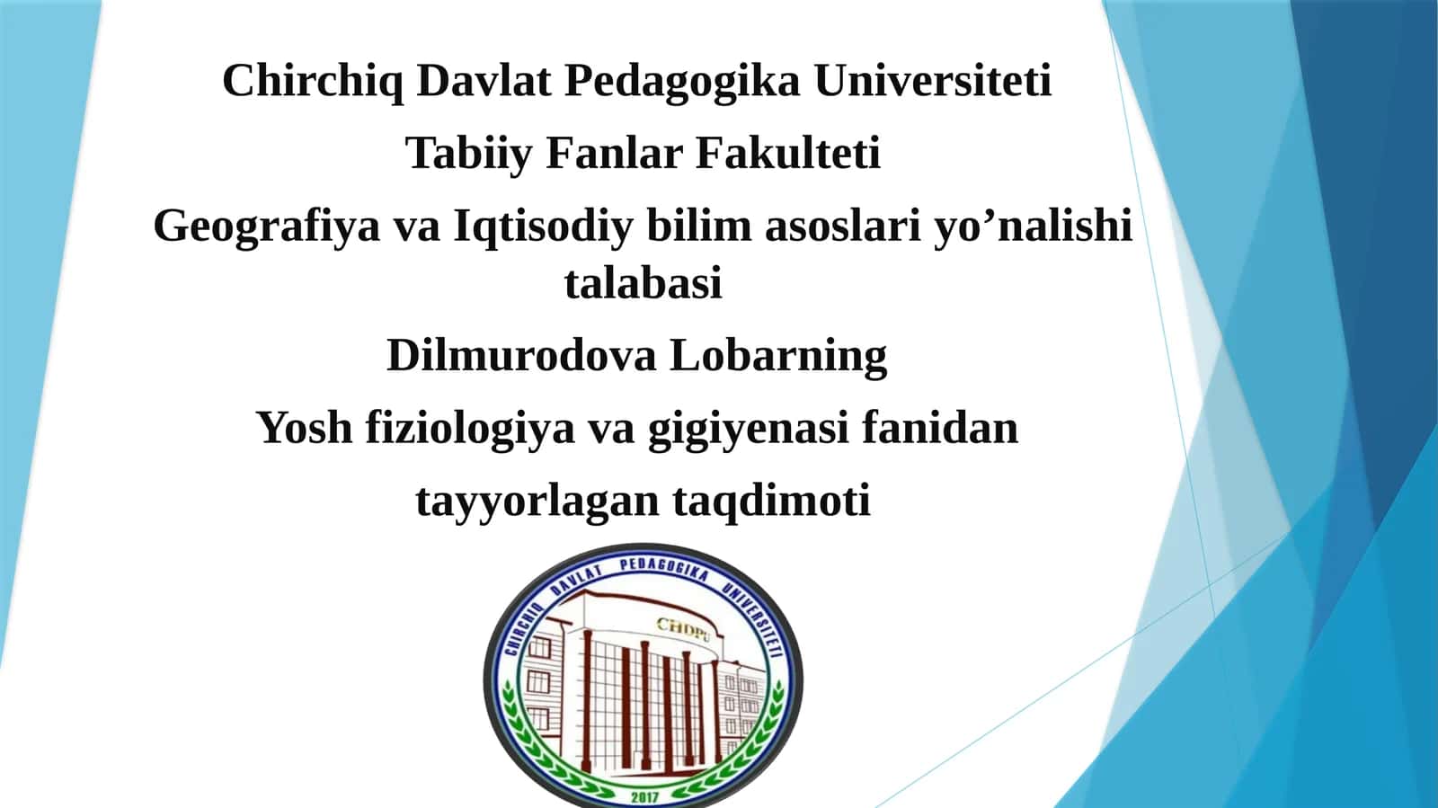 Qon aylanishining boshqarilishi 1