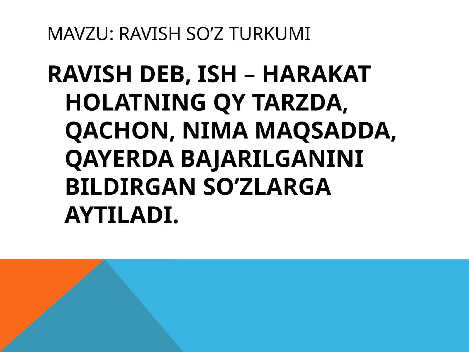RAVISH SO’Z TURKUMI 1