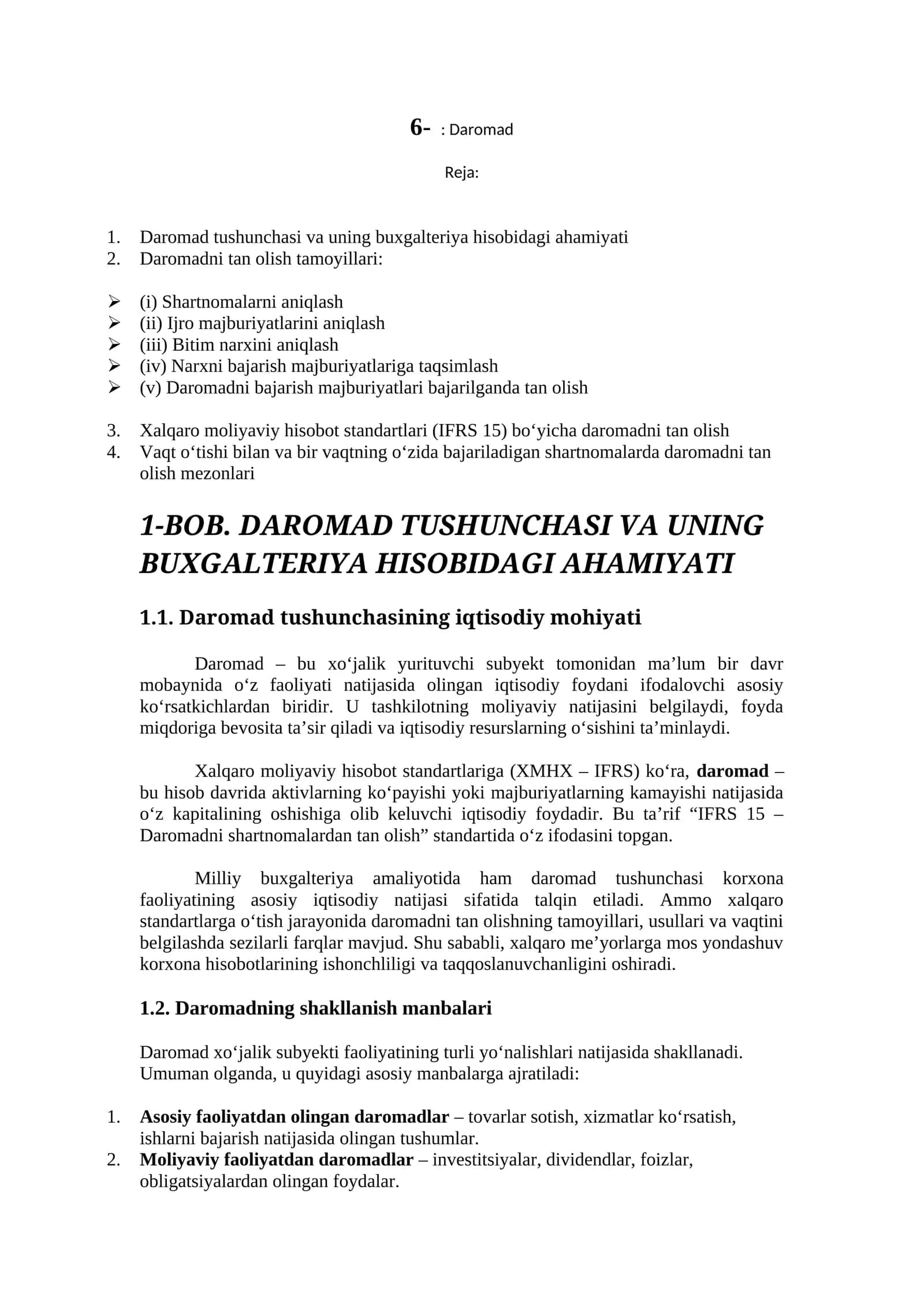 Daromad 1