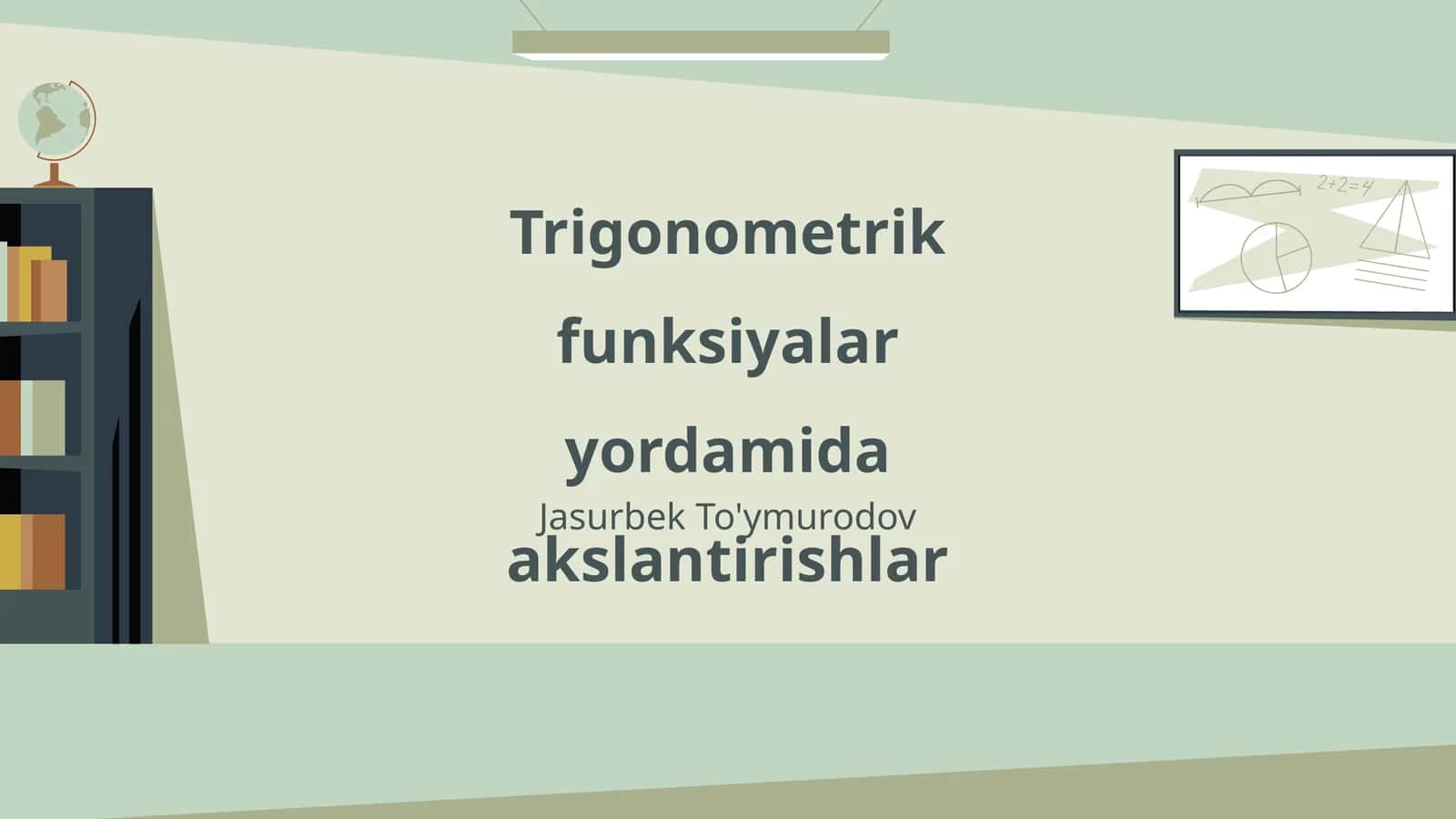 Trigonometrik funksiyalar yordamida akslantirishlar 1