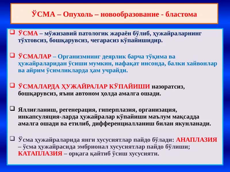 ЎСМАЛАР 1