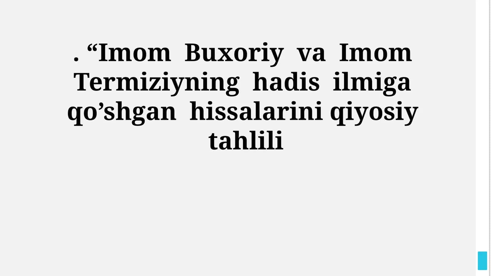 Sunan at-Termiziyning Tuzilishi va Mazmuni 1