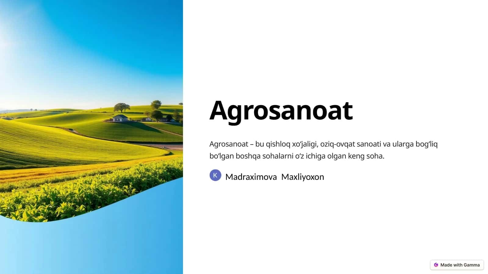 Agrosanoat 1