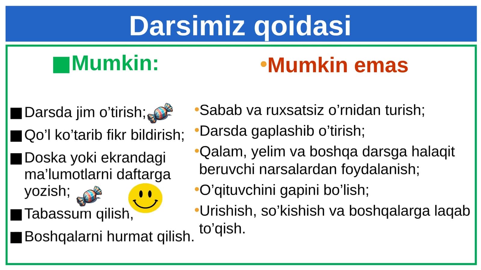 Buyruq gaplar mavzusi 1
