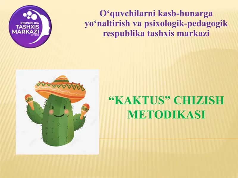 "Kaktus"chizishmetodikasi 1