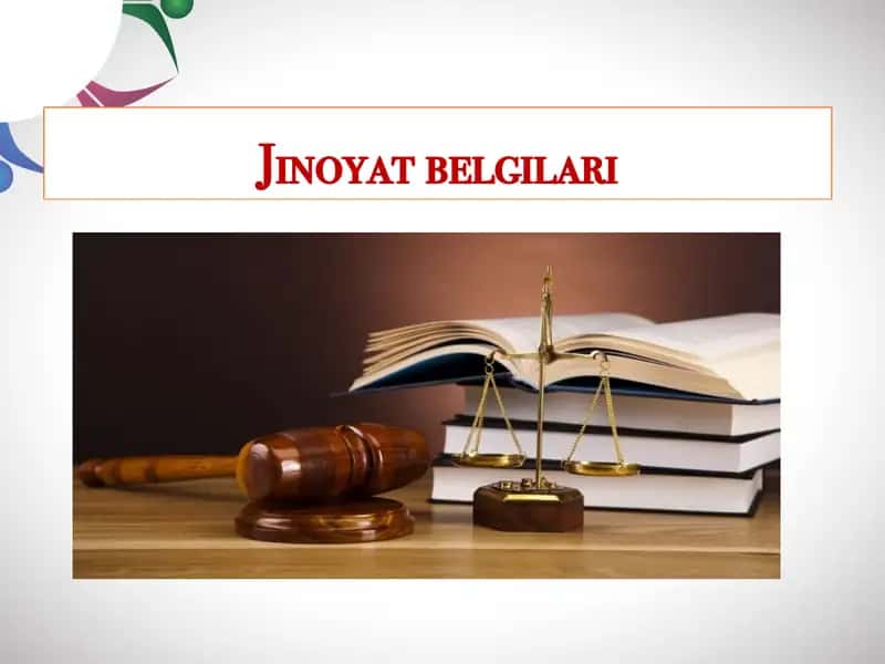 Jinoyat belgilari 1