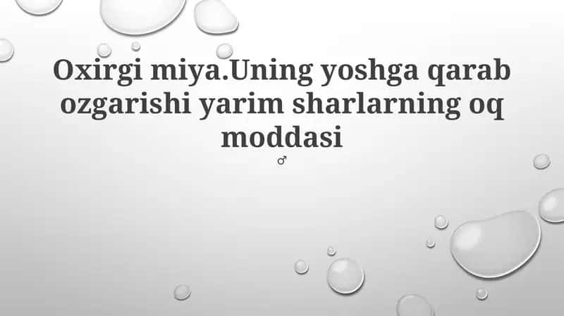 Yoshga bog'liq oq modda hajmining o'zgarishlari 1