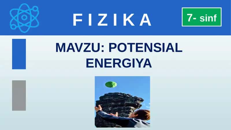 POTENSIAL ENERGIYA 1