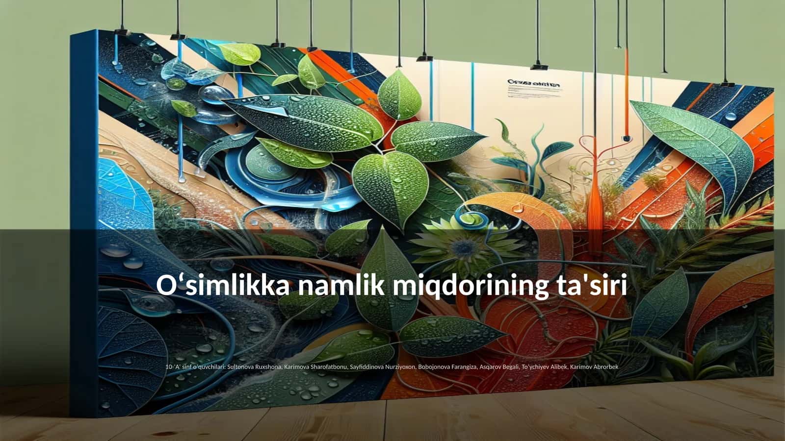 Oʻsimlikka namlik miqdorining ta'siri 1