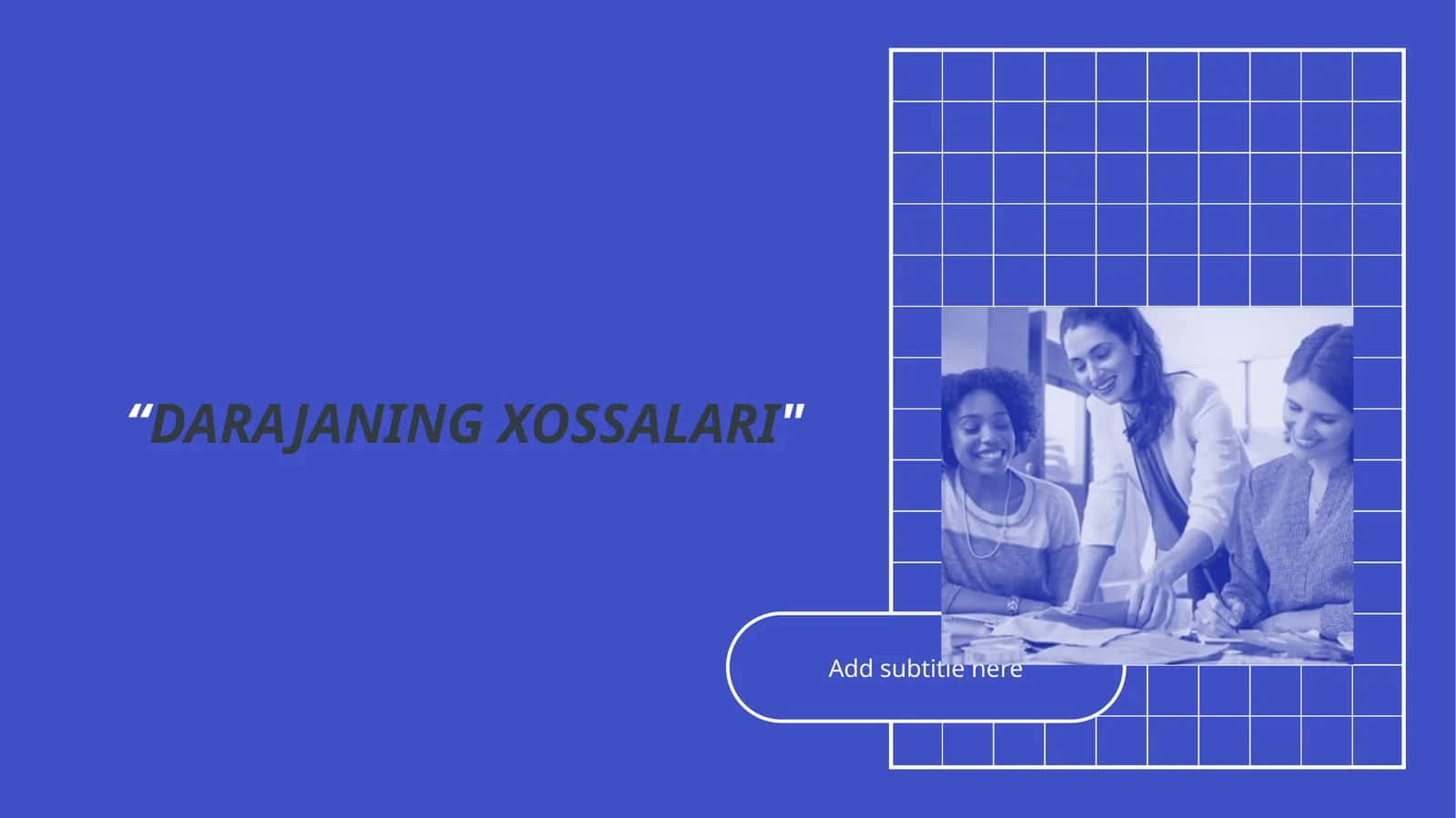 DARAJANING XOSSALARI 1
