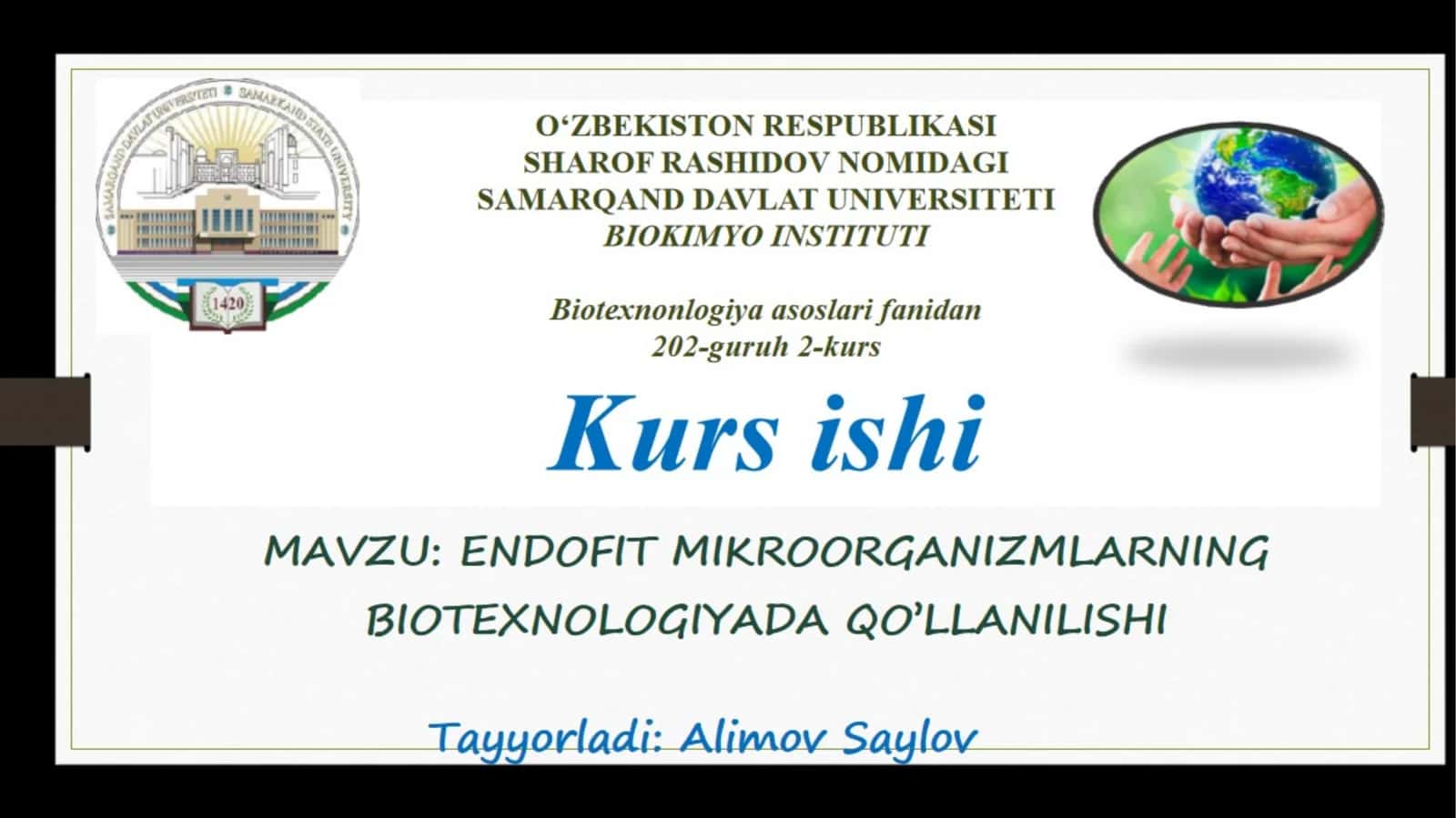 Endofit Mikroorganizmlar Haqida Umumiy Tushuncha 1