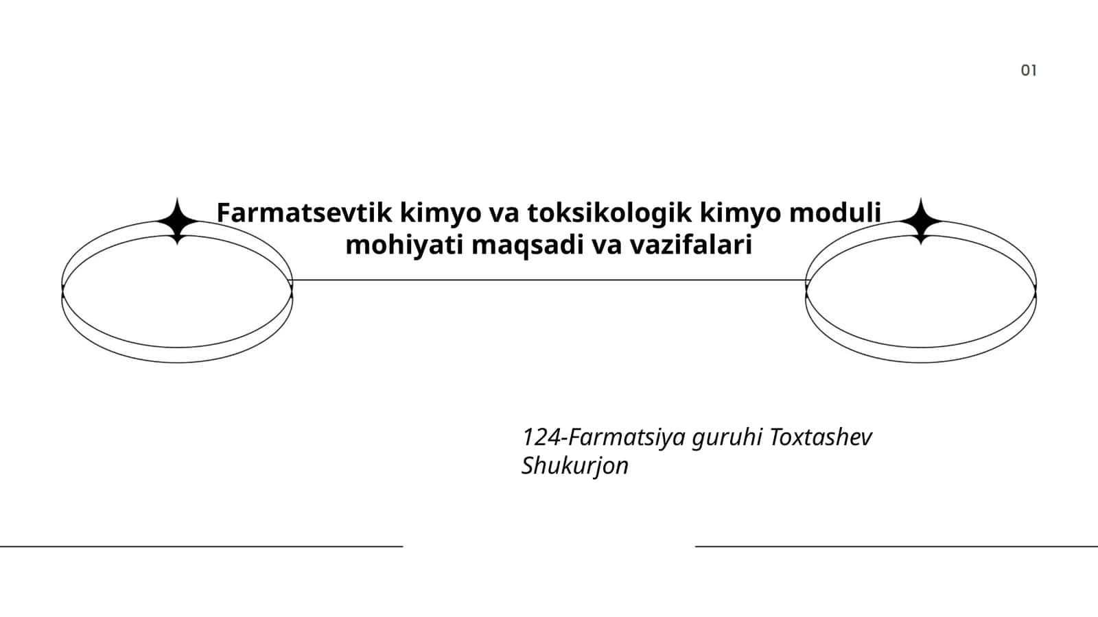 Farmatsevtik kimyo va toksikologik kimyo moduli mohiyati maqsadi va vazifalari 1