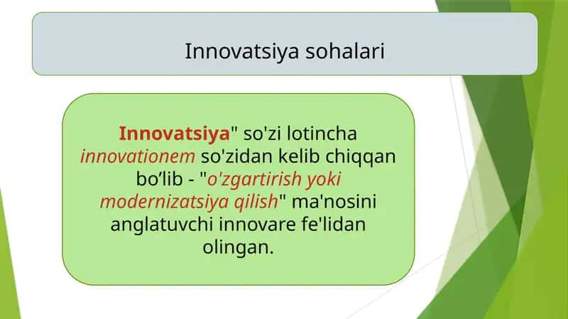 Innovatsiyasohalari 1