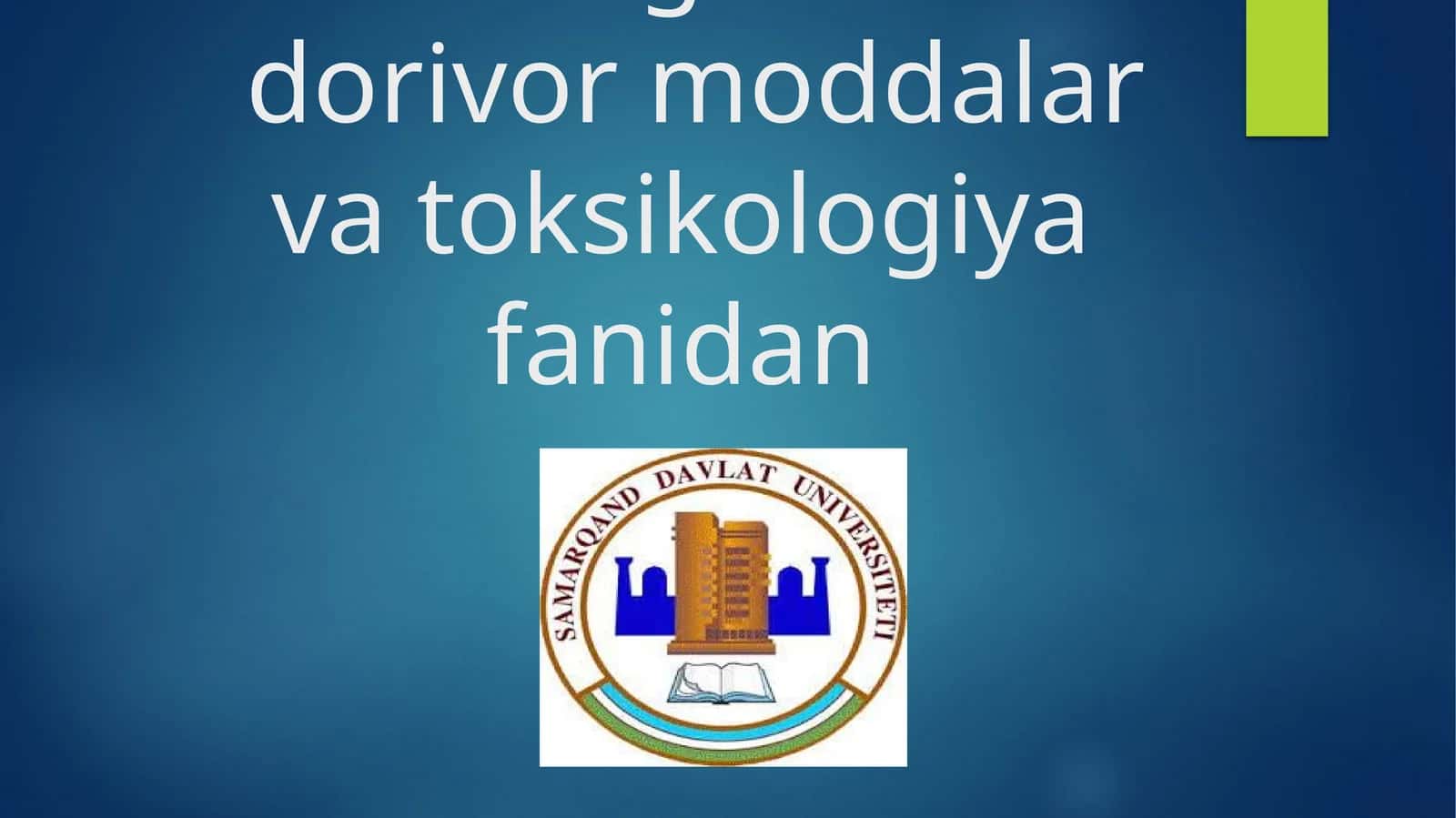 Botanika faniga kirish 1