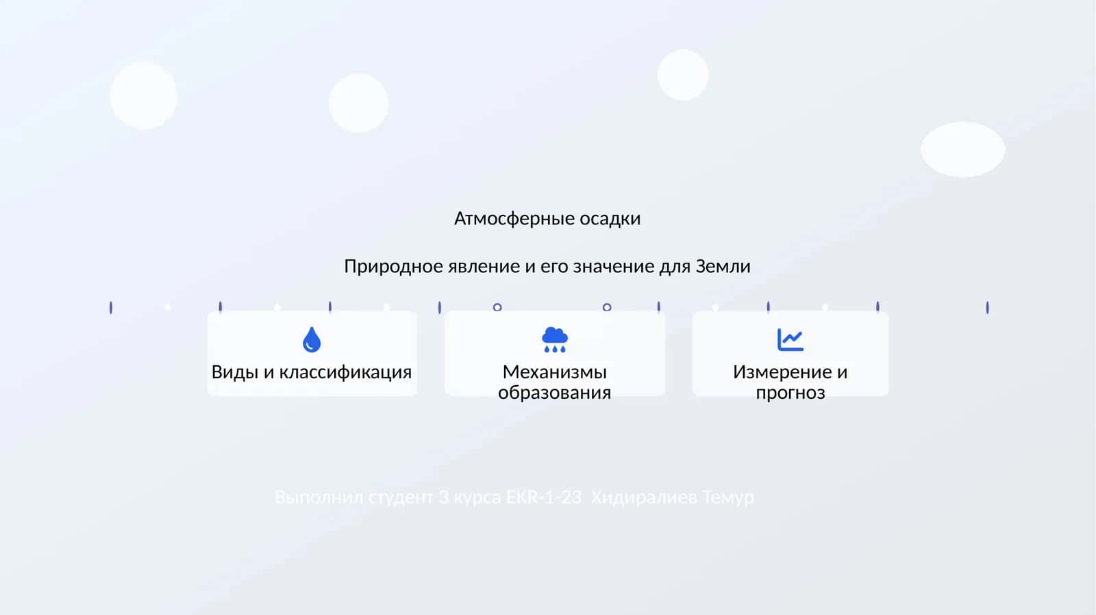Атмосферные осадки 1