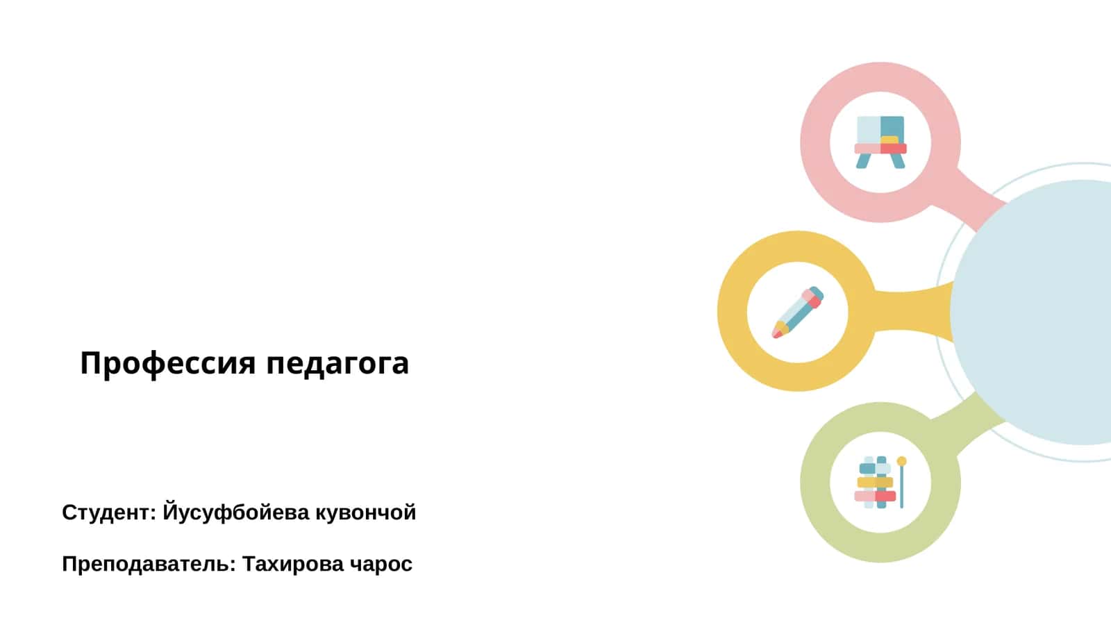 Профессия педагога 1